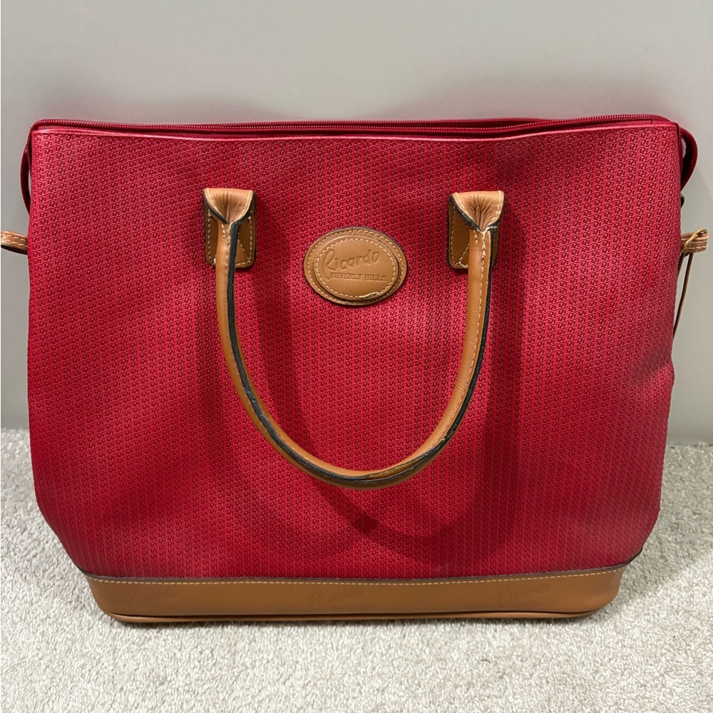 Vintage 1980s Ricardo Beverly Hills Tote Bag